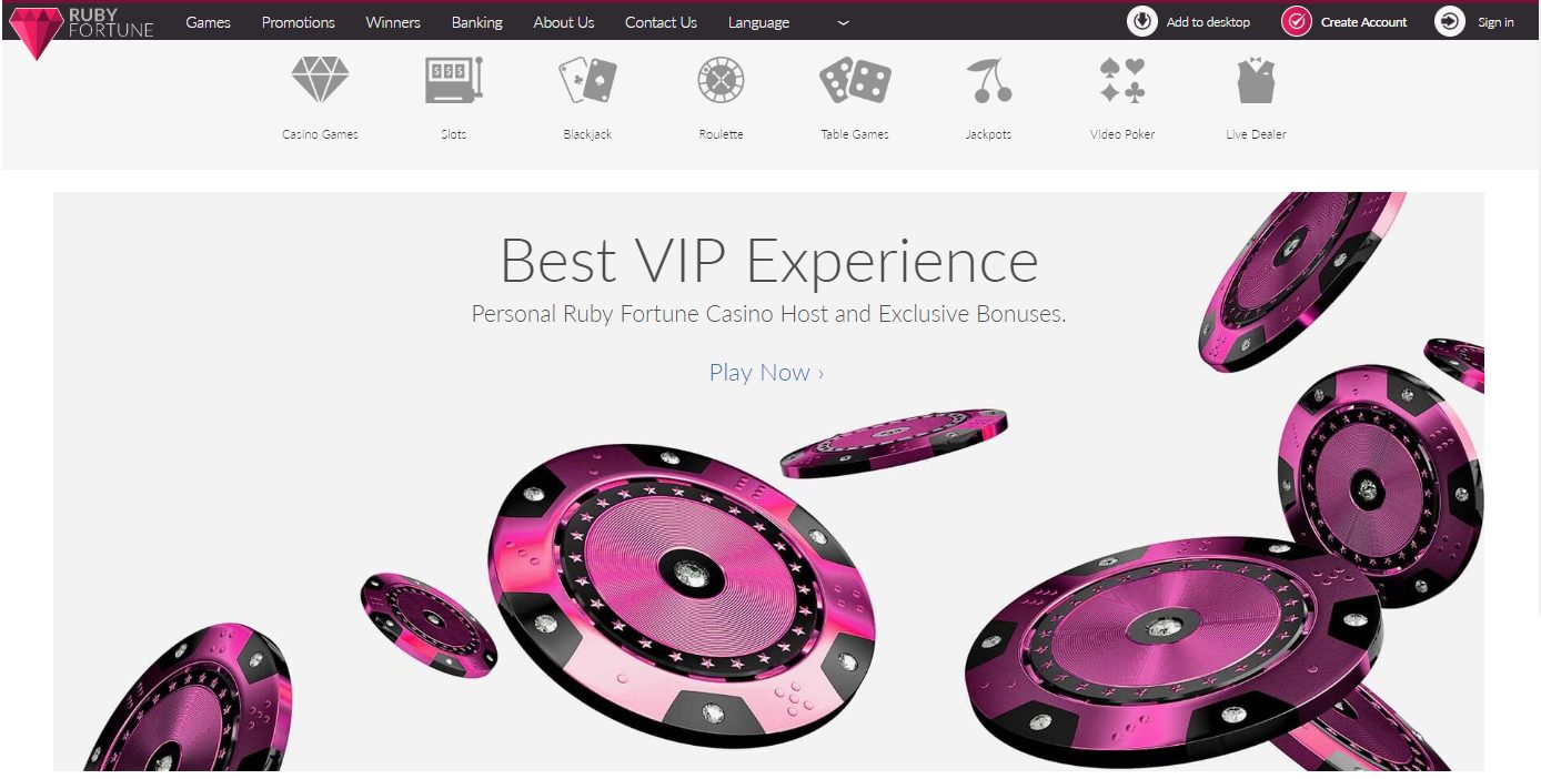 Ruby Fortune Casino Online Casino