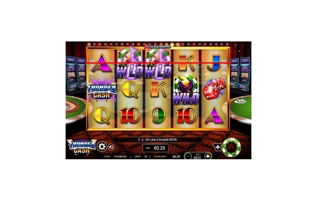 Thunder Cash Slot Machine for free by Ainsworth Here