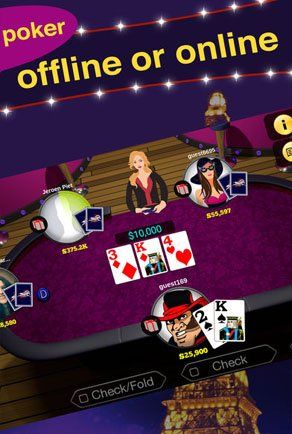 best free offline poker app