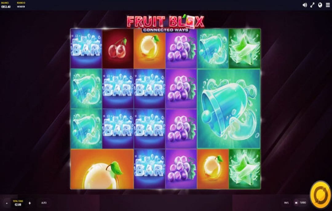 Fruit Blox Six Reels and Four Rows of Symbols and Rewards