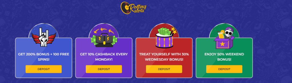 Rolling Slots Bonus