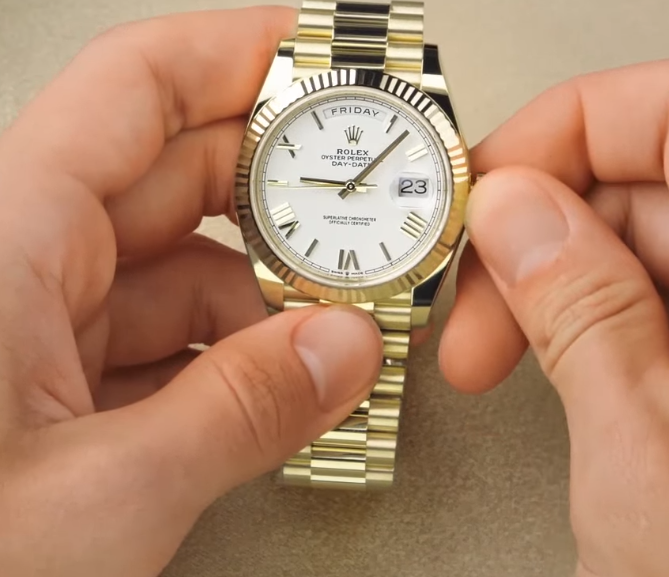 How to wind a rolex watch